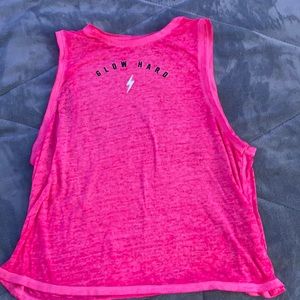 Womens S tank top pink